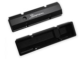 Valve Cover Fabricated Aluminum Sbc Perimeter Bolt Flat Black 1958-1986 Chevrolet Small Block 283-400 Cubic Inch Sniper EFI
