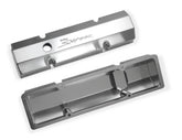 Valve Cover Fabricated Aluminum Sbc Perim Bolt Flat Anodized 1958-1986 Chevrolet Small Block 283-400 Cubic Inch Sniper EFI
