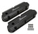 Valve Cover Fabricated Aluminum Ford Small Block Tall Black 1962-85 Ford Windsor Small Block 260-351 Cubic Inch Short Bolt With Hole Sniper EFI