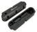Valve Cover Fabricated Aluminum Ford Small Block Tall Black 1962-85 Ford Windsor Small Block 260-351 Cubic Inch Short Bolt With Hole Sniper EFI
