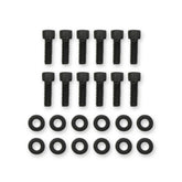 Valve Cover Fabricated Aluminum Ford Small Block Tall Black 1962-85 Ford Windsor Small Block 260-351 Cubic Inch Short Bolt With Hole Sniper EFI