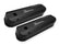 Valve Cover Fabricated Aluminum Ford Small Block Long Bolt Black 1962-85 Ford Windsor Small Block 260-351 Cubic Inch 1/4 Inch Thick Billet Rail Sniper EFI