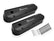 Valve Cover Fabricated Aluminum Ford Small Block Long Bolt Black 1962-85 Ford Windsor Small Block 260-351 Cubic Inch 1/4 Inch Thick Billet Rail Sniper EFI