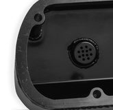 Valve Cover Fabricated Aluminum Ford Small Block Tall Black 1962-85 Ford Windsor Small Block 260-351 Cubic Inch Long Bolt Sniper EFI