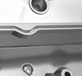 Valve Cover Fabricated Aluminum GM Ls Engines Natural Anodized GM Gen Iii/Iv Ls Engines Oem Ls Coil Stands Holley Logo Tig Welded Sniper EFI