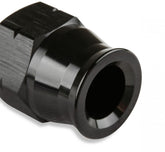 Aluminum Tube Adapter -6 AN Male AN To 3/8 Inch Tubing Black 6061 Aluminum Tube Adapter Mr Gasket