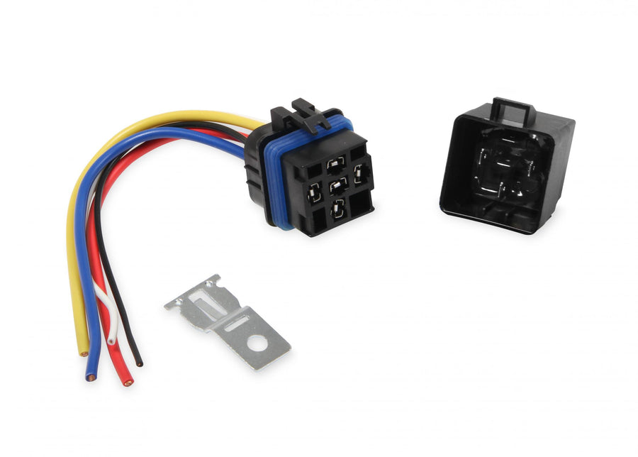 MSD Spst Relay W/Socket Harness The Spst Waterproof High Current Relay Is Rated At 30 Amps With An Input Voltage Of 12 Volts Dc, Supplied With Socket Harness MSD Ignition