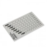 MSD Timing Tape Harmonic Balancer 5.25 Inch To 8.00 Set Of 8 Multiple Sizes 1 Degree Increments From 14 Degrees Atdc 64 Degrees Btdc MSD Ignition