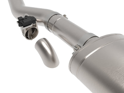 aFe Power Gemini XV 4in to Dual 3in 304 Stainless Steel Cat-Back Exhaust with Cutout 19-21 GM Silverado/Sierra V8-6.2L | 49-34140