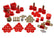 Energy Suspension 86-91 Mazda RX7 Red Hyper-Flex Master Bushing Set