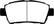 EBC 11-15 Scion IQ 1.3 Redstuff Front Brake Pads