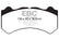 EBC 08-11 Nissan GT-R (R35) 3.8 Twin Turbo (Cast Iron Rotors) Yellowstuff Front Brake Pads