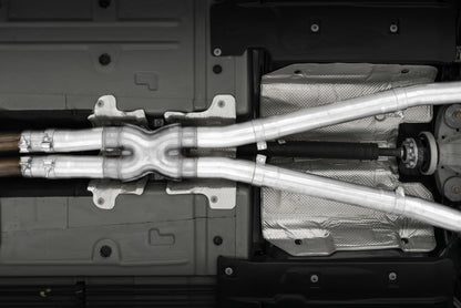 MBRP 15-Up Challenger 5.7L / 17-Up 6.2L/6.4L 3in Race Series Cat-Back w/ Quad Tips AS Exhaust | S7114AL