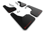 Rally Armor 22-24 Subaru Forester &amp; Wilderness Black UR Mud Flap w/Red Logo