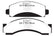 EBC 74-80 Chevrolet C30 (JB8) Yellowstuff Front Brake Pads