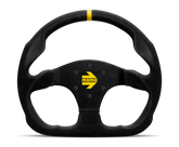 Momo MOD30 Steering Wheel 320 mm -  Black Suede/Black Spokes/1 Stripe