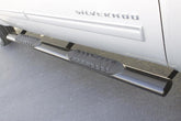 Lund 03-09 Dodge Ram 2500 Quad Cab 5in. Oval Straight SS Nerf Bars - Polished