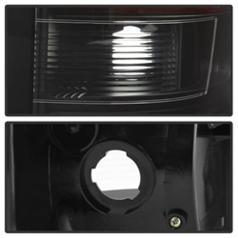 Spyder 07-13 Silverado (Will Not Work w/2010 921 Bulb) V3 LED Tail Lghts Blk ALT-YD-CS07V3-LBLED-BK