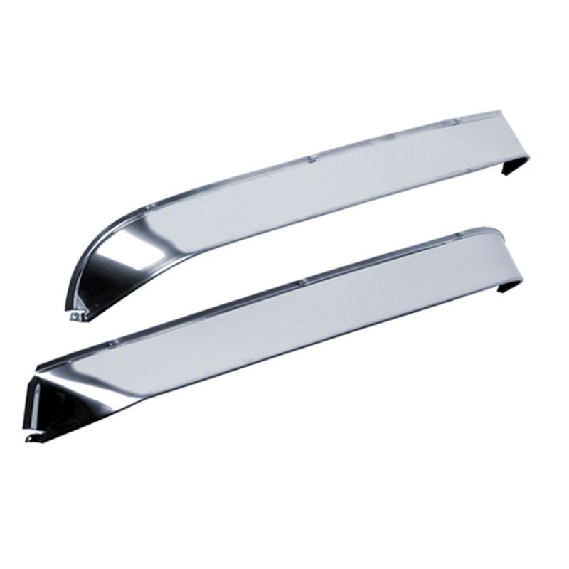 AVS 62-74 Volkswagen Fastback Ventshade Window Deflectors 2pc - Stainless