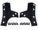 Kentrol 07-18 Jeep Wrangler JK Windshield Support Overlays Pair - Textured Black