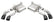 Corsa 2016-24 Chevrolet Camaro SS/ZL1 6.2L V8 Black Xtreme Axle-Back Exhaust (w/ Factory NPP Valve)