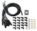 Spark Plug Wire Set Universal 180 Deg Black Ceramic Boots These Black Ceramic Boot Spiral Core Universal Fit Spark Plug Wire Sets Have Straight 180 Degree Boots ACCEL