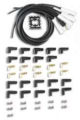Spark Plug Wire Set Universal 180 Deg White Ceramic Boots These Ceramic Boot Spiral Core Universal Fit Spark Plug Wire Sets Have Straight 180 Degree Boots ACCEL