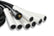 Spark Plug Wire Set Universal 180 Deg White Ceramic Boots These Ceramic Boot Spiral Core Universal Fit Spark Plug Wire Sets Have Straight 180 Degree Boots ACCEL