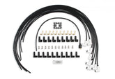 Spark Plug Wire Set Universal 90 Deg White Ceramic Boots 9001C, Spark Plug Wires, Pro Fit Ceramic, Spiral Core, 8Mm, Black, Set ACCEL