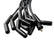 Spark Plug Wire Set Universal 135 Deg Black Ceramic Boots 9002Ck, Spark Plug Wires, Pro Fit Ceramic, Spiral Core, 8Mm, Black, Set ACCEL
