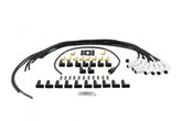 Spark Plug Wire Set Universal 135 Deg White Ceramic Boots 9002C, Spark Plug Wires, Pro Fit Ceramic, Spiral Core, 8Mm, Black, Set ACCEL