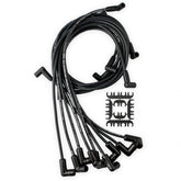 Spark Plug Wire Set Chevy Small Block- Hei 75-86 Wires Under Valve Cover Black ustom Fit Extreme Heat Black Ceramic Boot Spark Plug Wire Set ACCEL
