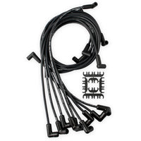 Spark Plug Wire Set Chevy Small Block- Hei 75-86 Wires Under Valve Cover Black ustom Fit Extreme Heat Black Ceramic Boot Spark Plug Wire Set ACCEL