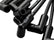 Spark Plug Wire Set Chevy Small Block- Hei 75-86 Wires Under Valve Cover Black ustom Fit Extreme Heat Black Ceramic Boot Spark Plug Wire Set ACCEL