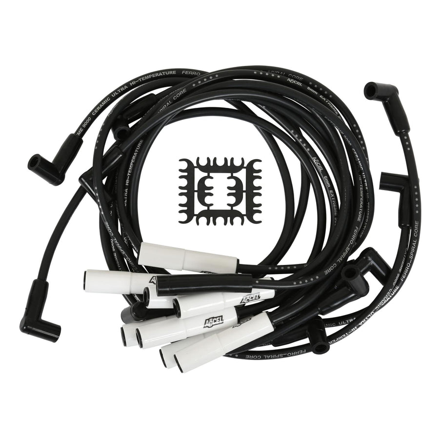 Spark Plug Wire Set Extreme 9000 Ceramic Boot Dodge Truck 5.2/5.9L 91-98 This Custom Fit Extreme Heat Ceramic Boot Spark Plug Wire Set Fits Dodge Trucks 5.2/5.9L 1991-1998 ACCEL