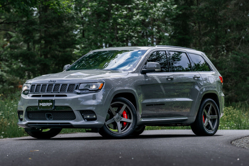 MBRP 2012+ Jeep Grand Cherokee SRT 6.4L 3in Dual Rear Exit T304SS Catback Exhaust - CF Tips