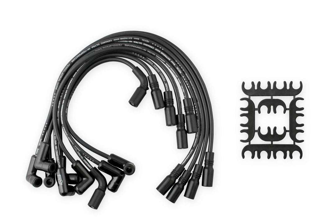 Spark Plug Wire Set Extreme 9000 Black Ceramic-Chevy/Gmc Truck 5.0/5.7L 96-00 This Custom Fit Extreme Heat Black Ceramic Spark Plug Wire Set Fits Chevy / Gmc Vortec V8 5.0/5.7L 1996-2000 ACCEL