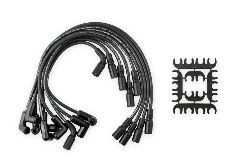 Spark Plug Wire Set Extreme 9000 Black Ceramic-Chevy/Gmc Truck 5.0/5.7L 96-00 This Custom Fit Extreme Heat Black Ceramic Spark Plug Wire Set Fits Chevy / Gmc Vortec V8 5.0/5.7L 1996-2000 ACCEL