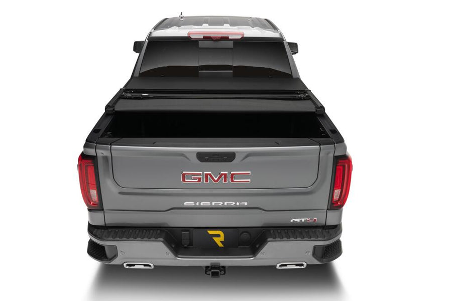 Trifecta ALX Tonneau Cover Black Leather Grained Fabric 2014-2018 (2019 Legacy/Limited) Silverado/Sierra 1500/2015-2019 2500 HD/3500 HD 6' 6 inch Bed Extang