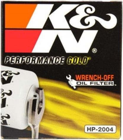 K&N Oil Filter | 3/4 In. - 16UNF-2B Thread | HP-2004