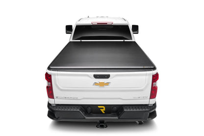 Trifecta ALX Tonneau Cover Black Leather Grained Fabric 2020-2026 Silverado/Sierra 2500 HD/3500 HD 8' Bed without Factory Side Storage Boxes Extang