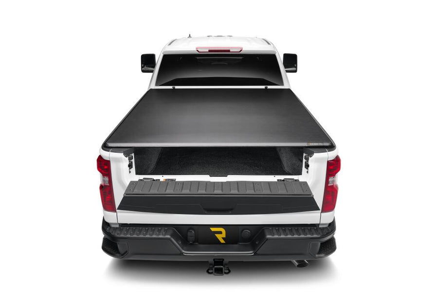 Trifecta ALX Tonneau Cover Black Leather Grained Fabric 2020-2026 Silverado/Sierra 2500 HD/3500 HD 8' Bed without Factory Side Storage Boxes Extang