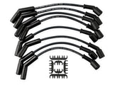 Spark Plug Wire Set Extreme 9000 Black Ceramic-Chevy/Gm 01-04-3/4 & 1 Ton 8.1L This Custom Fit Extreme Heat Black Ceramic Boot Spark Plug Wire Set Fits Chevy / GM 2001-2004 3/4 & 1 Ton 8.1L ACCEL