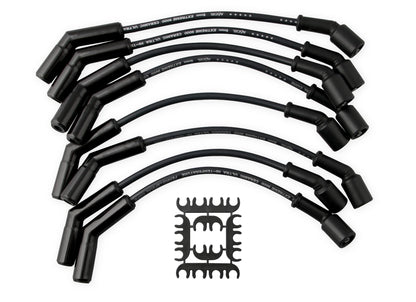 Spark Plug Wire Set Extreme 9000 Black Ceramic-Chevy/Gm 01-04-3/4 & 1 Ton 8.1L This Custom Fit Extreme Heat Black Ceramic Boot Spark Plug Wire Set Fits Chevy / GM 2001-2004 3/4 & 1 Ton 8.1L ACCEL