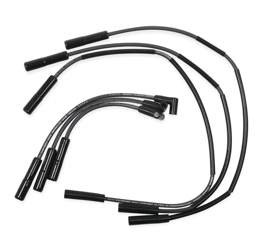 Spark Plug Wire Set Extreme 9000 Ceramic Boot 2007-2011 Jeep Wrangler JK Custom Fit Extreme Heat Ceramic Boot Spark Plug Wire Set ACCEL