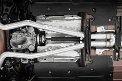 MBRP 2015-2023 Charger 5.7L/6.2L/6.4L 3in Race Profile Cat-Back w/ Dual Tips Aluminized Steel Exhaust | S7118AL