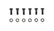 Pressure Plate Bolts 3/8-16 Fits Chevrolet/Chrysler/AMC with Borg-Beck Diaphragm Style Clutch Mr Gasket