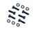 Pressure Plate Bolts 5/16-18 Fits Ford with Long Style Pressure Plate Mr Gasket