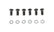 Flywheel Bolts Chevy Small/Big Block, 90 Degree V6, Small Block Ford Fits 7/16-20 x 31/32 Inch Mr Gasket