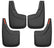 Husky Liners 14-17 Chevy Silverado 1500 / 15-16 Silverado 2500 HD Front and Rear Mud Guards - Black